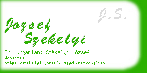 jozsef szekelyi business card